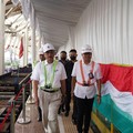 Gaya Luhut Blusukan Cek Proyek LRT dan Kereta Api Cepat KCIC