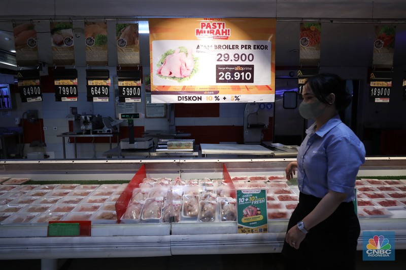 Promo Aneka Sembako di Transmart Cempaka Putih (CNBC Indonesia/Tri Susilo) Promo Aneka Sembako di Transmart Cempaka Putih (CNBC Indonesia/Tri Susilo)