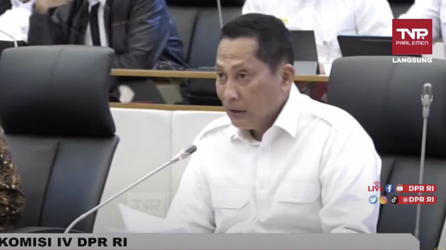 Budi Waseso rapat di DPR RI (Tangkapan layar Youtube DPR RI)