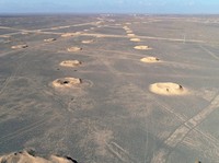 Potret Unik Lubang-Lubang Air di Pegunungan Tianshan China