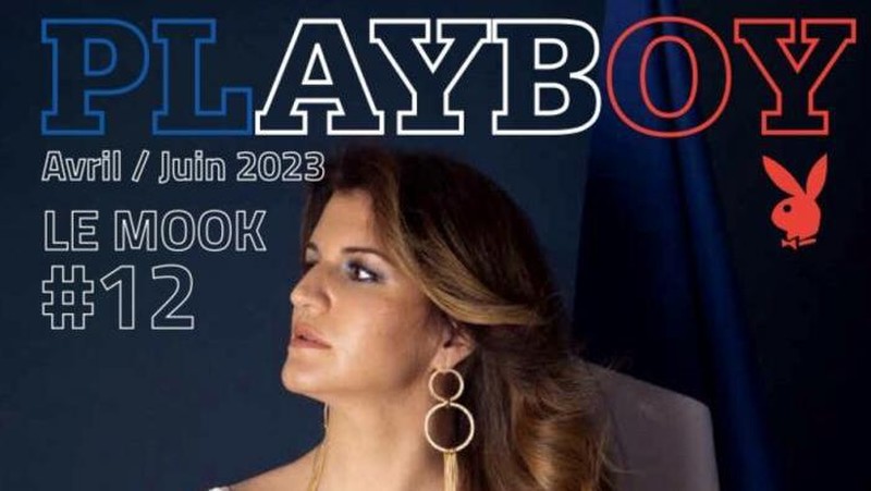 Menteri Sosial Ekonomi dan Asosiasi Prancis Marlene Schiappa jadi cover majalah Playboy. (Dok: Playboy)