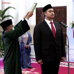 Sah! Jokowi Lantik Dito Ariotedjo Jadi Menpora