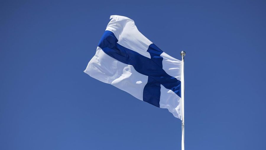 Bendera Finlandia (Bloomberg via Getty Images)