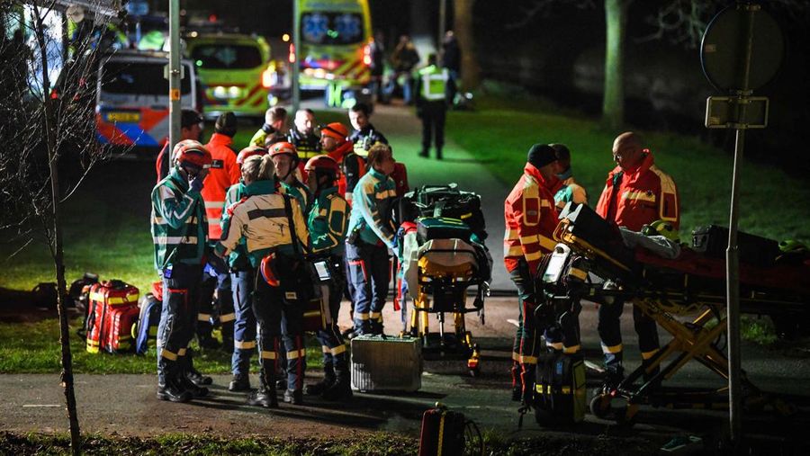 Kecelakaan kereta di Belanda (ANP/AFP via Getty Images)