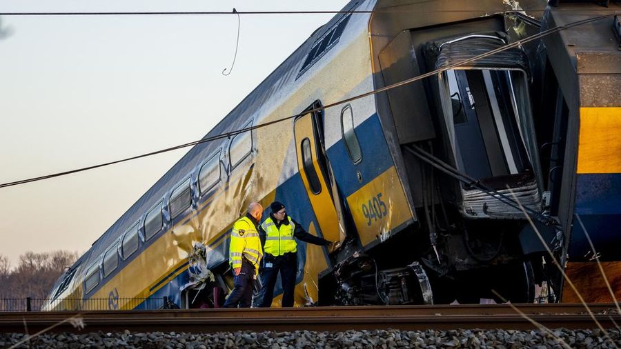 Kecelakaan kereta di Belanda (ANP/AFP via Getty Images)