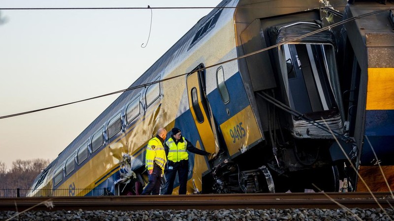 Kecelakaan kereta di Belanda (ANP/AFP via Getty Images)