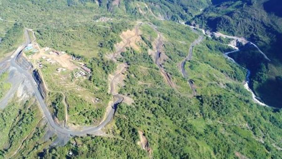 Pembangunan Pembangunan Jalan Lintas Batas Papua. (Dok: PUPR). (Dok: PUPR)