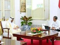 Momen Jumpa Jokowi dengan Dubes Uni Emirat Arab di Jakarta
