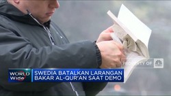 Video: Swedia Batalkan Larangan Bakar Al-Qur'an Saat Demo