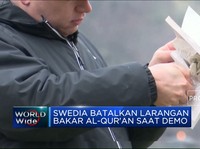 Video: Swedia Batalkan Larangan Bakar Al-Qur'an Saat Demo