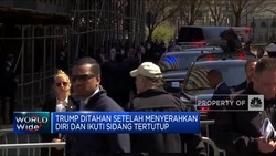 Video: Trump Ditahan Setelah Menyerahkan Diri & Ikuti Sidang