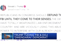 Video: Trump Tuding FBI & DOJ 'Dikendarai' Demokrat