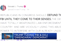 Video: Trump Tuding FBI & DOJ 'Dikendarai' Demokrat