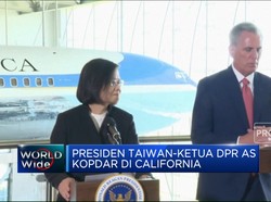 Video: Presiden Taiwan-Ketua DPR AS "Kopdar", China Gusar
