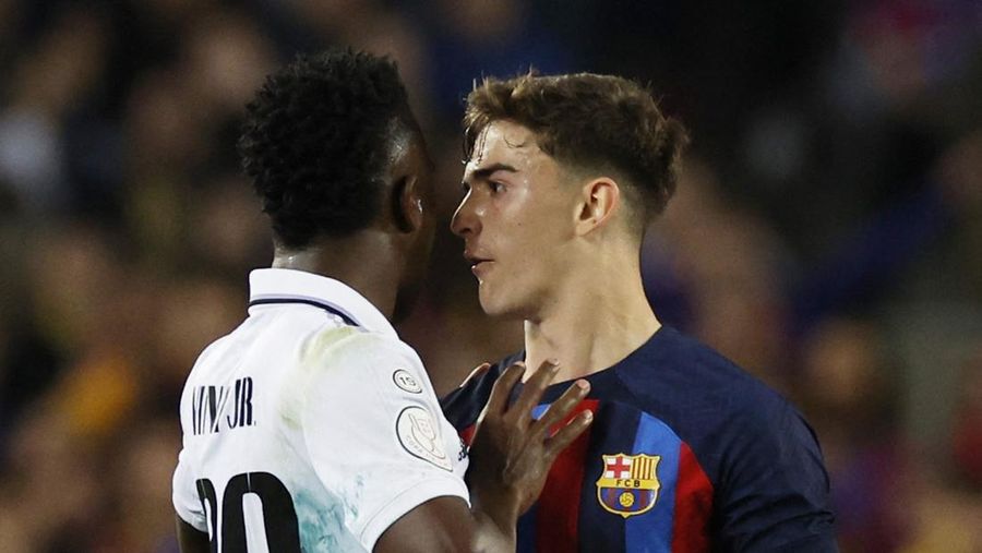 Real Madrid melenggang ke final Copa del Rey usai menghajar Barcelona di Camp Nou 4-0. (Getty Images/Alex Caparros)melenggang ke final Copa del Rey usai menghajar Barcelona di Camp Nou 4-0. (Getty Images/Alex Caparros)