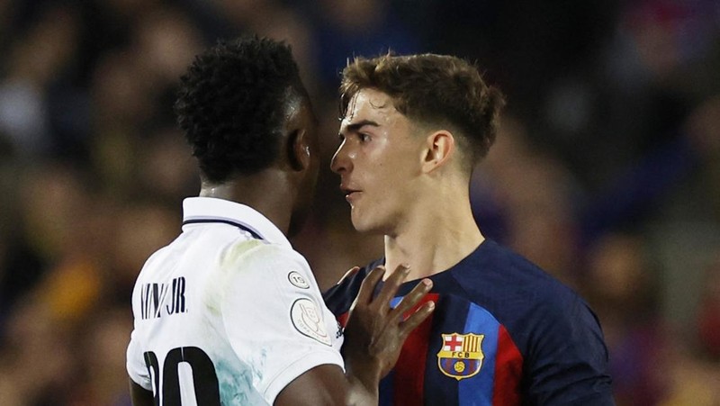 Real Madrid melenggang ke final Copa del Rey usai menghajar Barcelona di Camp Nou 4-0. (Getty Images/Alex Caparros)melenggang ke final Copa del Rey usai menghajar Barcelona di Camp Nou 4-0. (Getty Images/Alex Caparros)