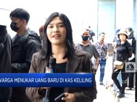 Sambut Idulfitri, Warga Menukar Uang Baru di Kas Keliling