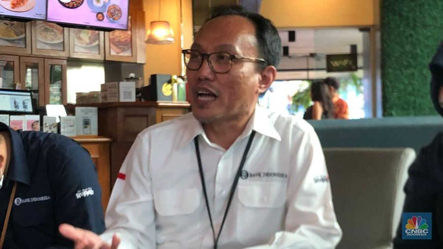 Direktur Departemen Pengelolaan Uang, Hari Widodo. (CNBC Indonesia/Hadijah Alaydrus)