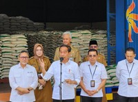 Wuih! Jokowi-Ganjar 'Bagi-bagi' Beras di Solo, Ada Apa?