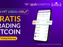 Tembus US$ 30.000,Transaksi BTC Gratis Biaya di Ajaib Kripto