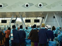 Bandara Kertajati ramai lagi dengan melayani penerbangan umrah. (Dok. Angkasa Pura II)