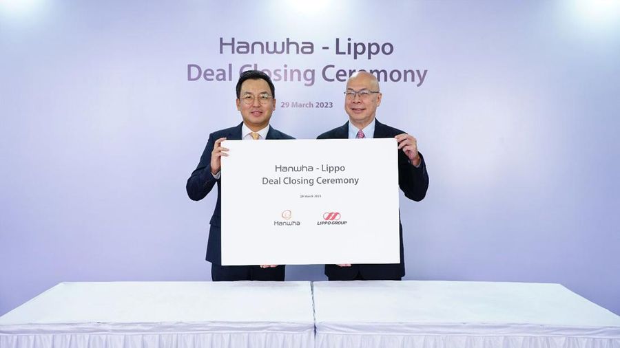 Hanwha - Lippo Deal Closing Ceremony.