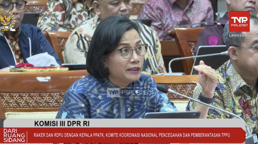 KOMISI III DPR RI RAPAT KERJA DENGAN MENKO POLHUKAM, MENTERI KEUANGAN DAN PPATK