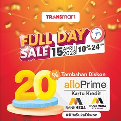 Transmart Full Day Sale Diskon 20% Harga Biskut, Jadi Murah!