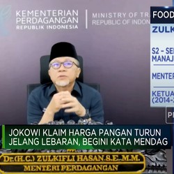 Jokowi Klaim Harga Pangan Turun, Ini Penjelasan Mendag!