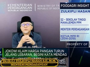 Jokowi Klaim Harga Pangan Turun, Ini Penjelasan Mendag!