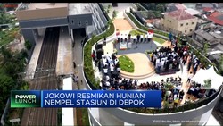 Video: Jokowi Resmikan Hunian Nempel Stasiun di Depok