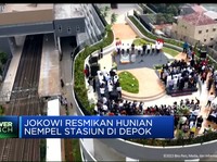 Video: Jokowi Resmikan Hunian Nempel Stasiun di Depok