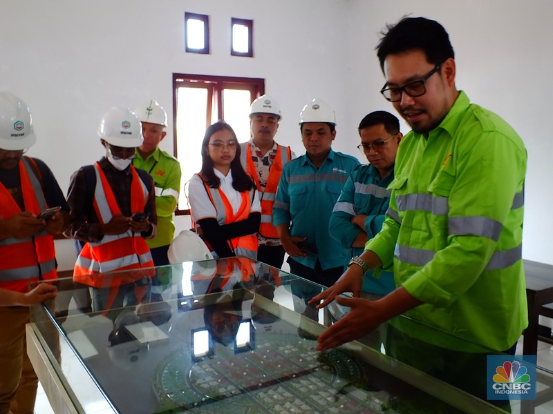 Limbah Tambang menjadi material Bermanfaat. (CNBC Indonesia/Suhendra) Limbah Tambang menjadi material Bermanfaat. (CNBC Indonesia/Suhendra)