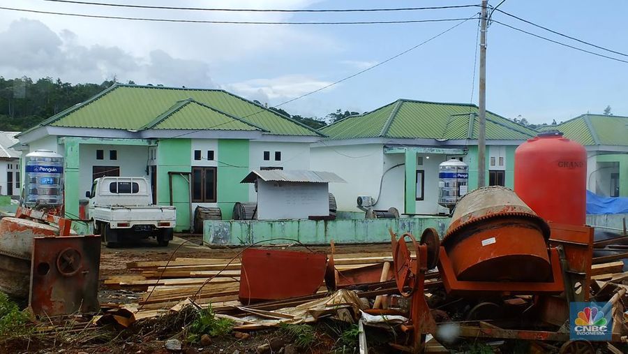 Limbah Tambang menjadi material Bermanfaat. (CNBC Indonesia/Suhendra)