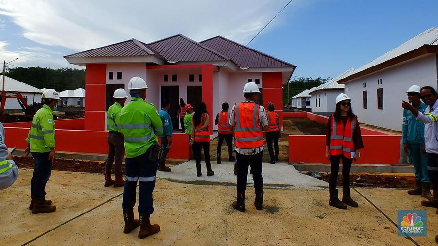 Limbah Tambang menjadi material Bermanfaat. (CNBC Indonesia/Suhendra)