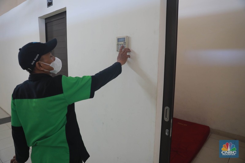 Terminal Pulogebang bersiap menyambut mudik Lebaran 2023. Fasilitas kamar penginapan untuk pemudik telah disediakan. (CNBC Indonesia/Muhammad Sabki)