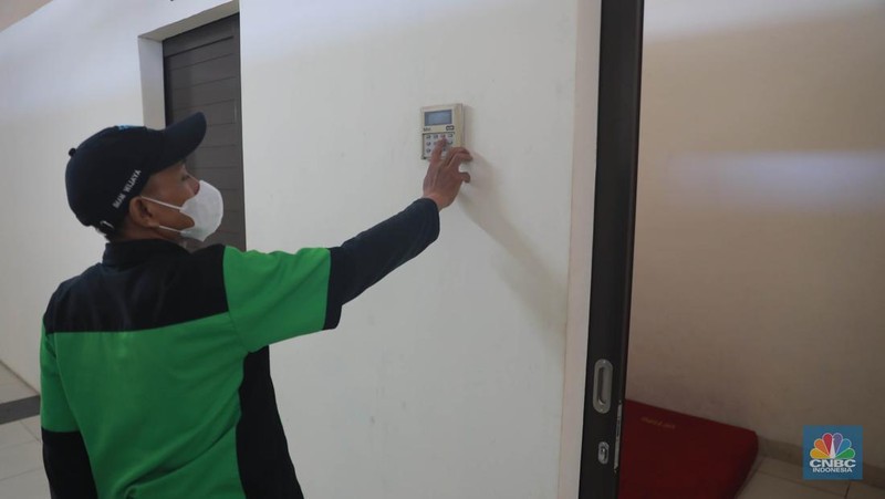 Terminal Pulogebang bersiap menyambut mudik Lebaran 2023. Fasilitas kamar penginapan untuk pemudik telah disediakan. (CNBC Indonesia/Muhammad Sabki)