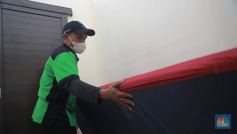 Terminal Pulogebang bersiap menyambut mudik Lebaran 2023. Fasilitas kamar penginapan untuk pemudik telah disediakan. (CNBC Indonesia/Muhammad Sabki)