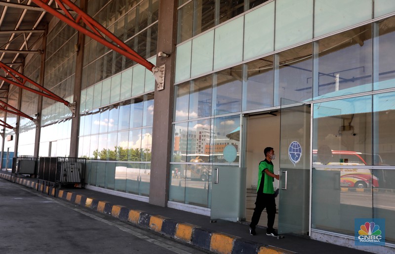 Terminal Pulogebang bersiap menyambut mudik Lebaran 2023. Fasilitas kamar penginapan untuk pemudik telah disediakan. (CNBC Indonesia/Muhammad Sabki)