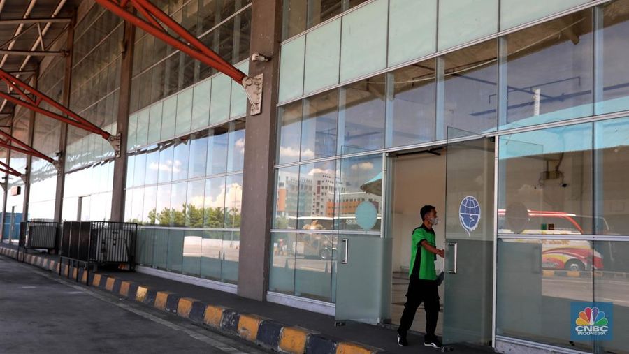 Terminal Pulogebang bersiap menyambut mudik Lebaran 2023. Fasilitas kamar penginapan untuk pemudik telah disediakan. (CNBC Indonesia/Muhammad Sabki)