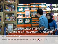Pagi-Pagi Kasir Transmart Diburu Pengunjung, Efek Diskon 20%