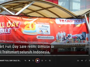 Transmart Full Day Sale Dimulai,Elektronik Diserbu Pengunjung