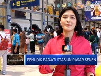 Video: Jelang Idulfitri, Pemudik Padati Stasiun Pasar Senen