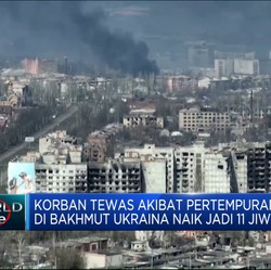 Korban Tewas Pertempuran di Bakhmut Ukraina Capai 11 Jiwa