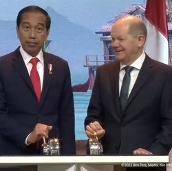 Sah, Jokowi Resmi Buka Paviliun Indonesia di Hannover Messe