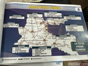 15 Titik Pasar Tumpah di Jatim yang Rawan Macet Saat Mudik Lebaran 2024