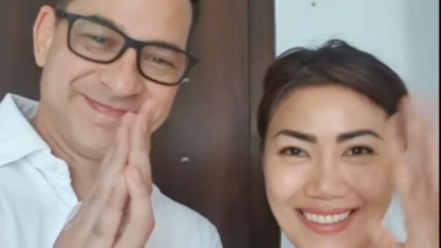 Ari Wibowo dan Inge Anugrah saat tampil di Instagram.