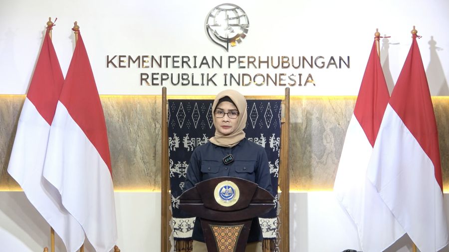 Juru Bicara Kementerian Perhubungan Adita Irawati, dalam dialog Mudik Aman Berkesan Dengan Transpotasi Udara 2023 Pada Selasa, (18/4/2023). (Tangkapan Layar CNBC Indonesia TV)