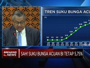 Video: Lagi! BI Tahan Suku Bunga Acuan di 5,75%