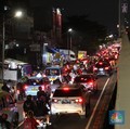 Penampakan Terkini Pemudik Motor Padati Jalan Raya Kalimalang